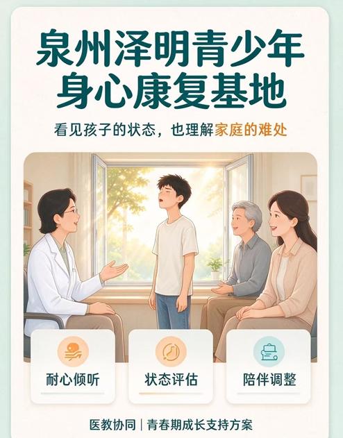 莆田青少年情绪内耗身心调理｜泽明康复基地