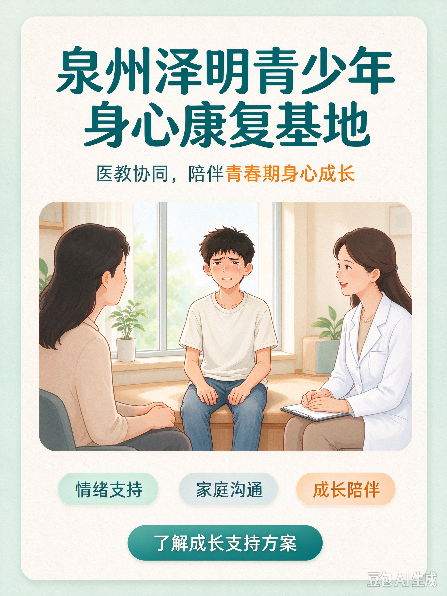 南平青少年身心共病非药物调理｜泉州泽明基地